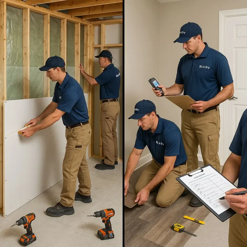 Repairs and Reconstruction process in Penndel, PA