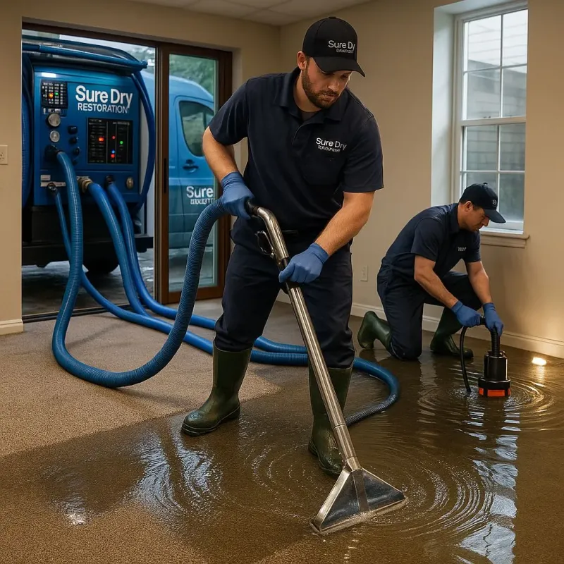 Water Extraction and Removal process in Penndel, PA